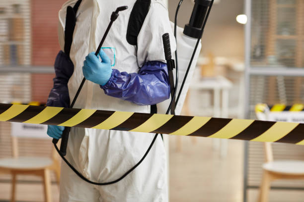 Professional Biohazard Cleanup technician working in Babcock, WI
